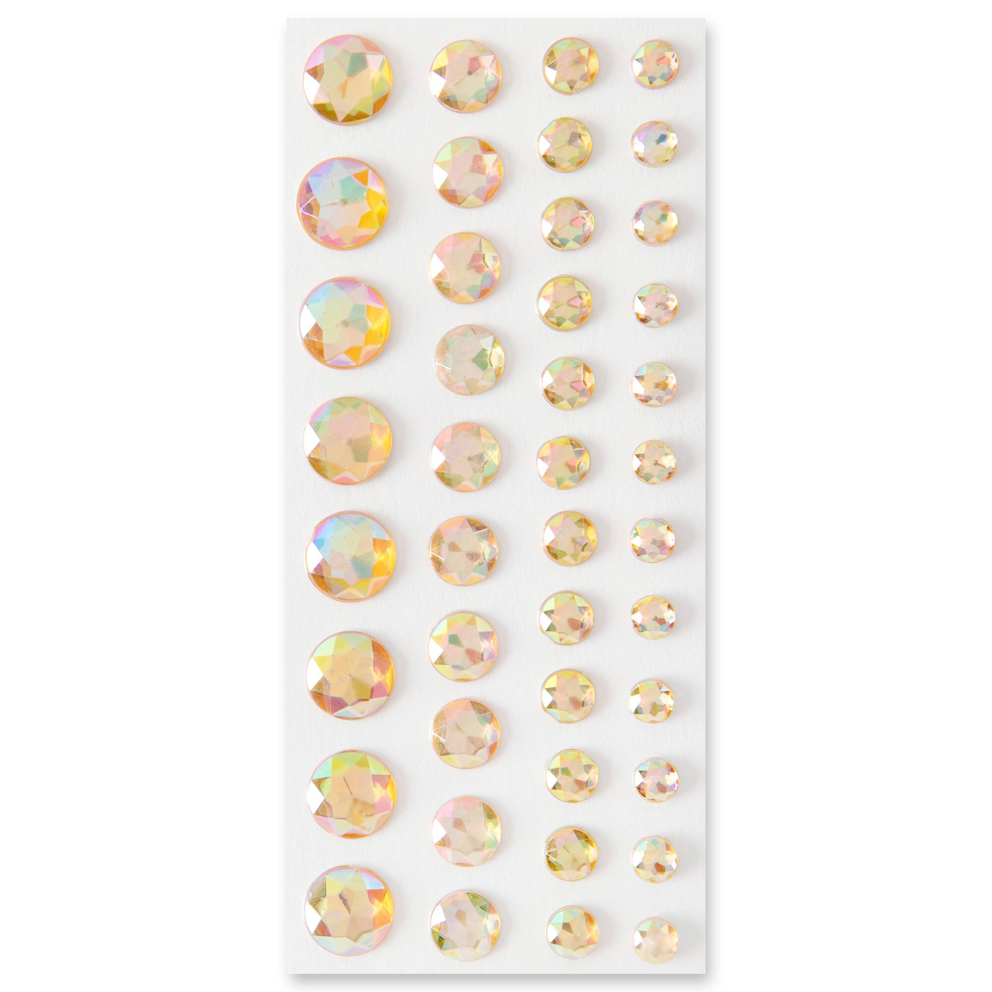 Adhesive Backed Iridescent Rhinestones by Recollections